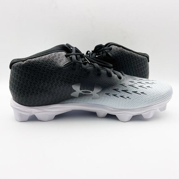 Under Armour Mens Spotlight Fran RM 4.0 Cleats US 12M EU 46 White Black EUC main image 10